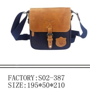 Bag negesydd strap ysgwydd lledr